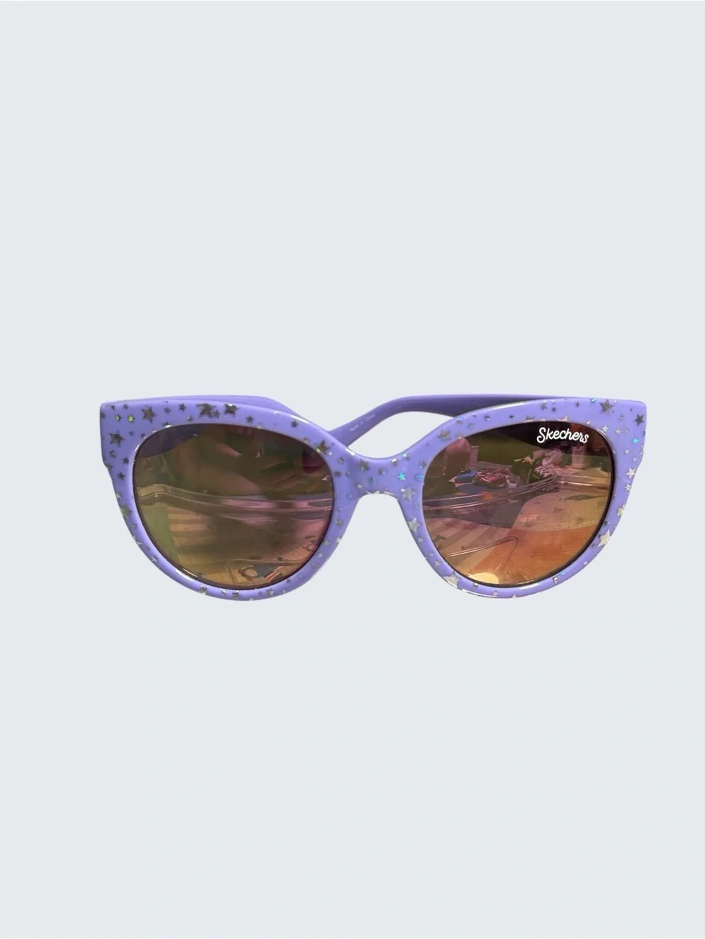 Skechers Girls' Purple Star Cat-Eye Sunglasses